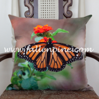 Monarch Butterfly Pillow Front